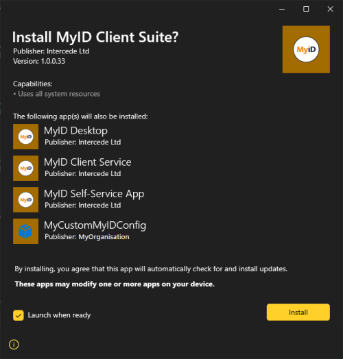 AppInstaller with automatic updates